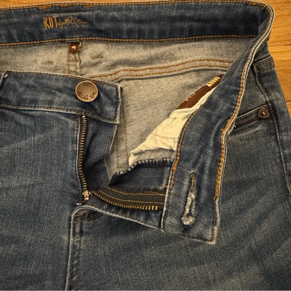 Kut From The Kloth Diana skinny ankle medium wash low rise jeans pants sz 4 b49